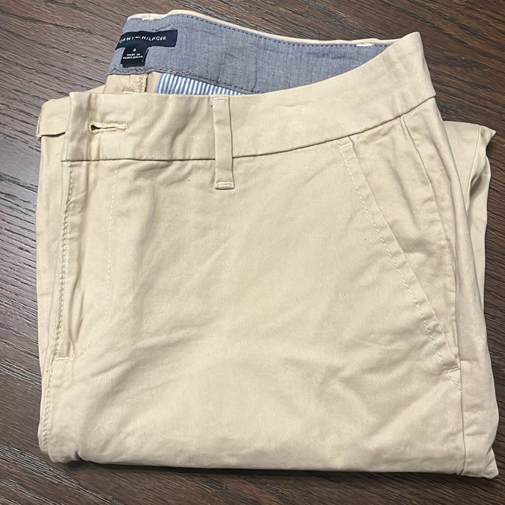 Tommy Hilfiger Cream Women's Trousers - Picture 12 of 12